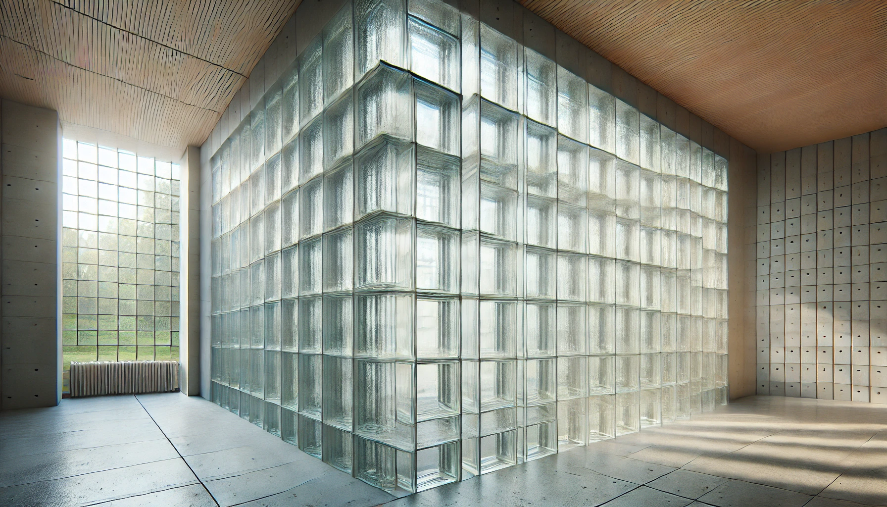 Pustaki szklane EI60 - wizualizacja techniczna